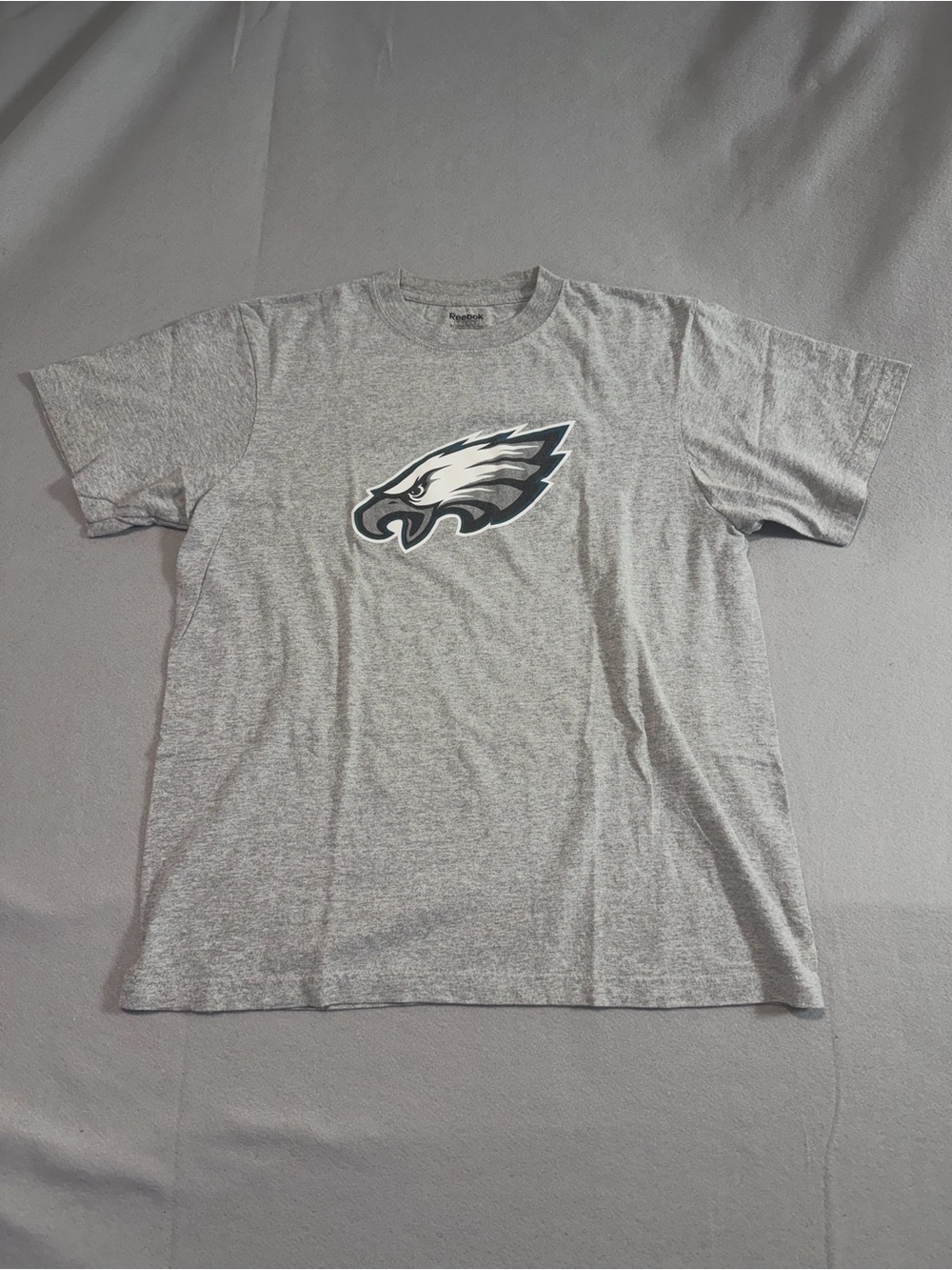 Reebok Gray Philadelphia Eagles Logo Tee